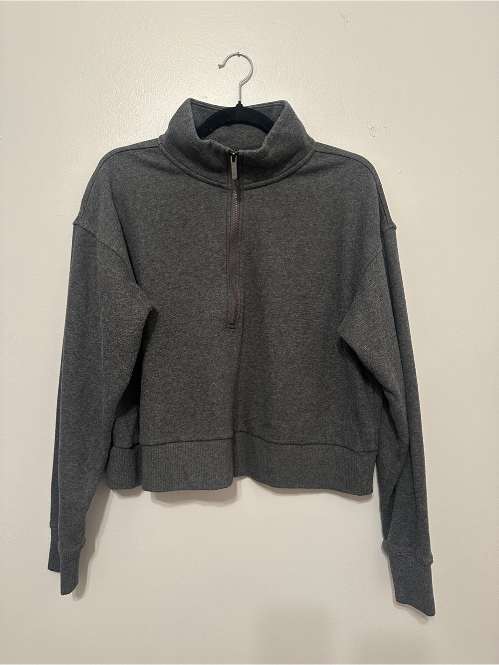 Zella Charcoal Half-Zip Pullover